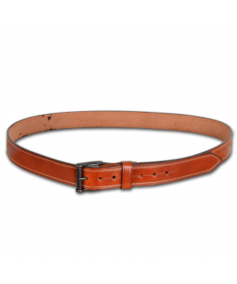 Cinturón de cuero Los Nietos hecho a mano costuras