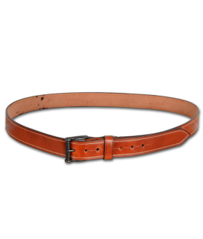 Cinturón de cuero Los Nietos hecho a mano costuras