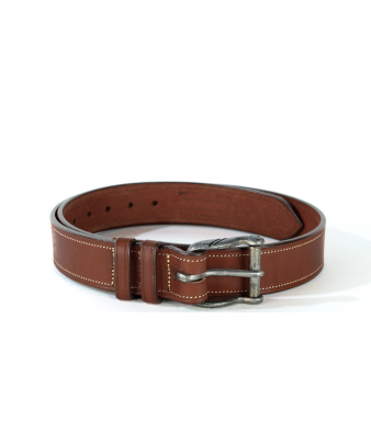 Cinturón de cuero Los Nietos hecho a mano Piña de Cuero