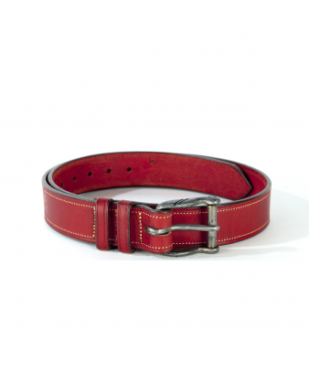 Cinturón de cuero Los Nietos hecho a mano Piña de Cuero