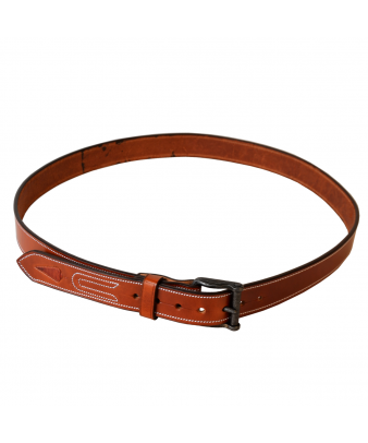 Cinturón de cuero Los Nietos hecho a mano Piña de Cuero