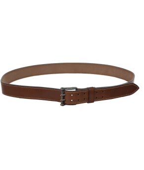 Cinturón de cuero 'Los Nietos' hecho a mano costuras | Doble Pincho