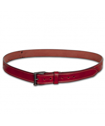 Cinturón de cuero Los Nietos hecho a mano costuras