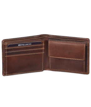 CARTERA AMERICANA CON MONEDERO APR02054CT | MARRÓN