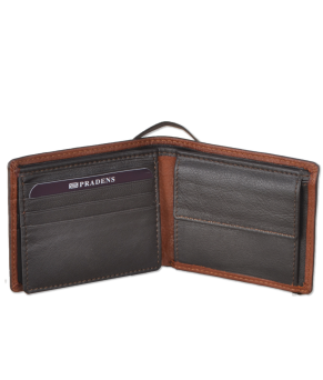 CARTERA AMERICANA CON MONEDERO KAF07712CT | CUERO