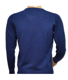 Jersey de punto cuello redondo Teckel | Marino