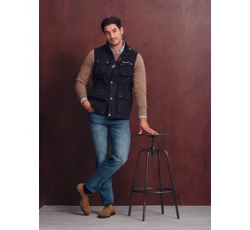 Chaleco Cuatro Bolsillos | Marino