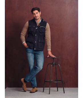 Chaleco Cuatro Bolsillos | Marino