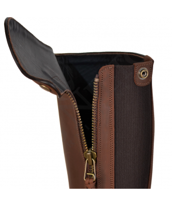 Bota de trabajo 'Lea Vicens' | Suela vibram | Chocolate