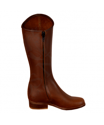 Bota cadete cremallera interior | Modelo 149 | Castaña