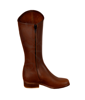 Bota cadete cremallera interior | Modelo 149 | Castaña