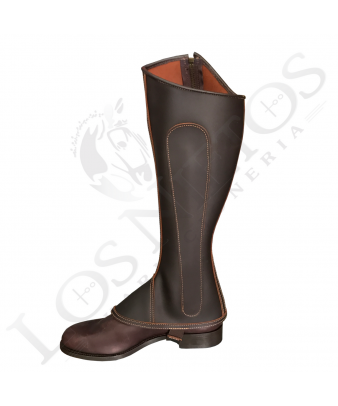 Polaina Modelo Serraje | Cremallera