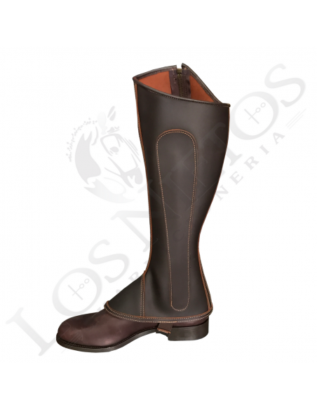 Polaina Modelo Serraje | Cremallera