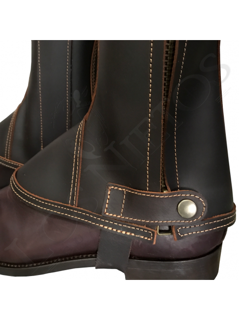 Polaina Modelo Serraje | Cremallera