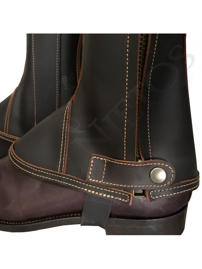 Polaina Modelo Serraje | Cremallera