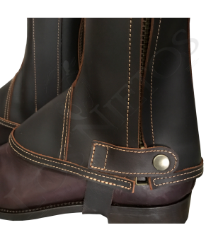 Polaina Modelo Serraje | Cremallera