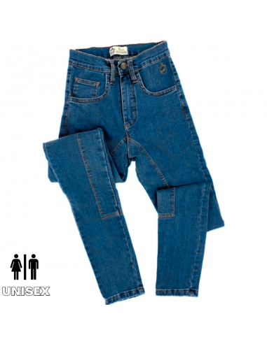 Pantalón para montar vaquero elástico...