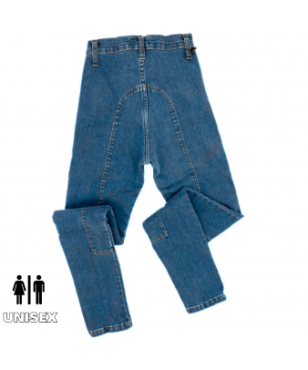 Pantalón para montar vaquero elástico | Oscuro