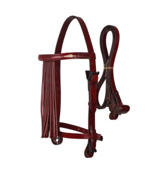 Cabezada vaquera 'Los Nietos' | Hebilla pavonada