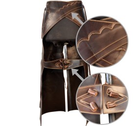 Zahón artesano 'Los Nietos' liso | Color oscuro