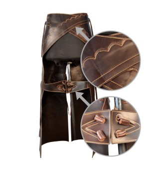 Zahón artesano 'Los Nietos' liso | Color oscuro