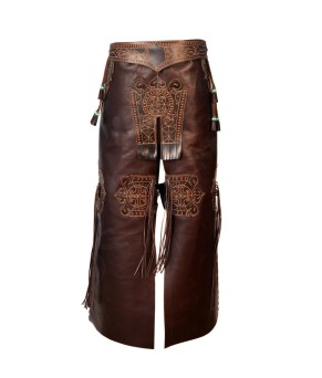 Zahón artesano 'Los Nietos' picado superior | Color engrasado