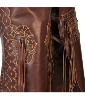 Zahón artesano 'Los Nietos' picado superior | Color engrasado