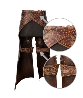 Zahón artesano 'Los Nietos' picado superior | Color engrasado