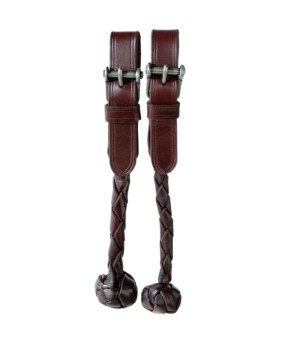 Agarres de porra trenzada silla vaquera 'Los Nietos' | Bola