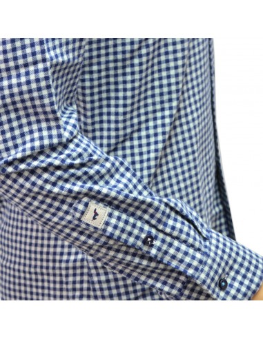 CAMISA ML 55302 Cuadros azul TECKEL