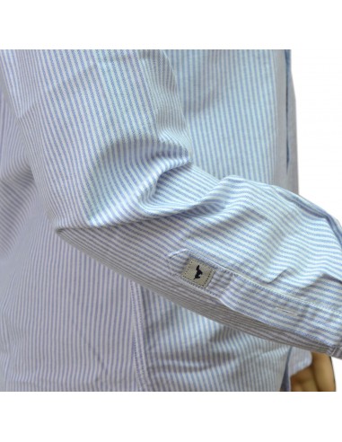 CAMISA ML 55329 Raya celeste TECKEL