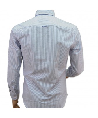 CAMISA ML 55329 Raya celeste TECKEL