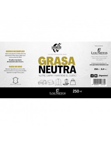 Grasa neutra 'Los Nietos' | 250 ml