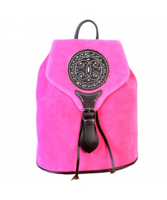 Mochila de Cuero | Rosa