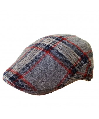Gorra Cuadros | Gris-Azul-Rojo