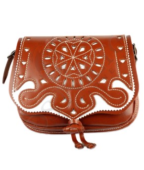 Bolsito Amazona Riñonera Cuero Hebilla