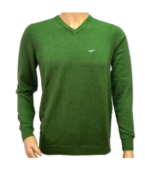 Jersey de punto cuello de pico Teckel