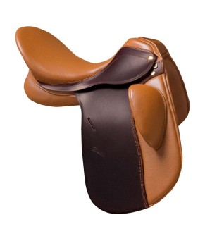 Silla de montar de doma con asiento profundo Zaldi Royal TM-SYSTEM