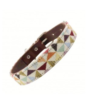 Collar de perro Piel Textil | Varios tamaños y colores