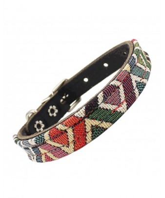 Collar de perro Piel Textil... 2
