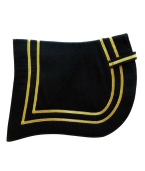 Mantilla alta escuela de paño con lana con pico