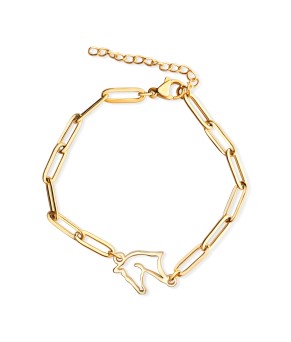 Pulsera Buddy cadena dorada