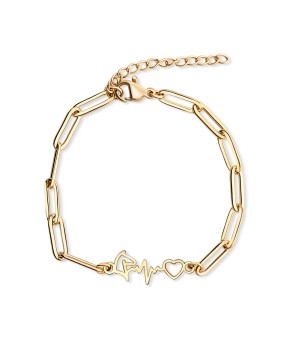 Pulsera Lily cadena dorada