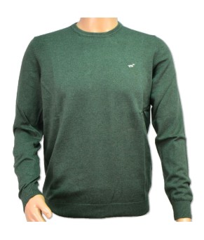 Jersey de punto cuello redondo Teckel | Verde (Color 30)