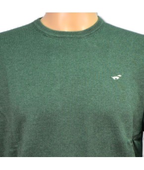 Jersey de punto cuello redondo Teckel | Verde (Color 30)
