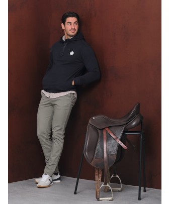 Sudadera Media Cremallera y Capucha | Marino