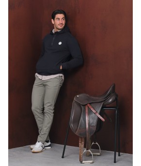 Sudadera Media Cremallera y Capucha | Marino