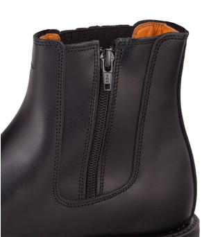 Botín 1FFC serraje con cremallera | Castaña