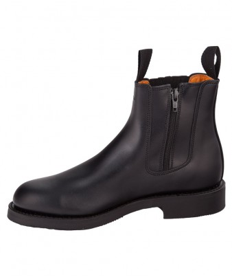 Botín 1FFC serraje con cremallera | Castaña