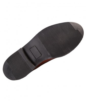 Botín 1FFC serraje con cremallera | Castaña